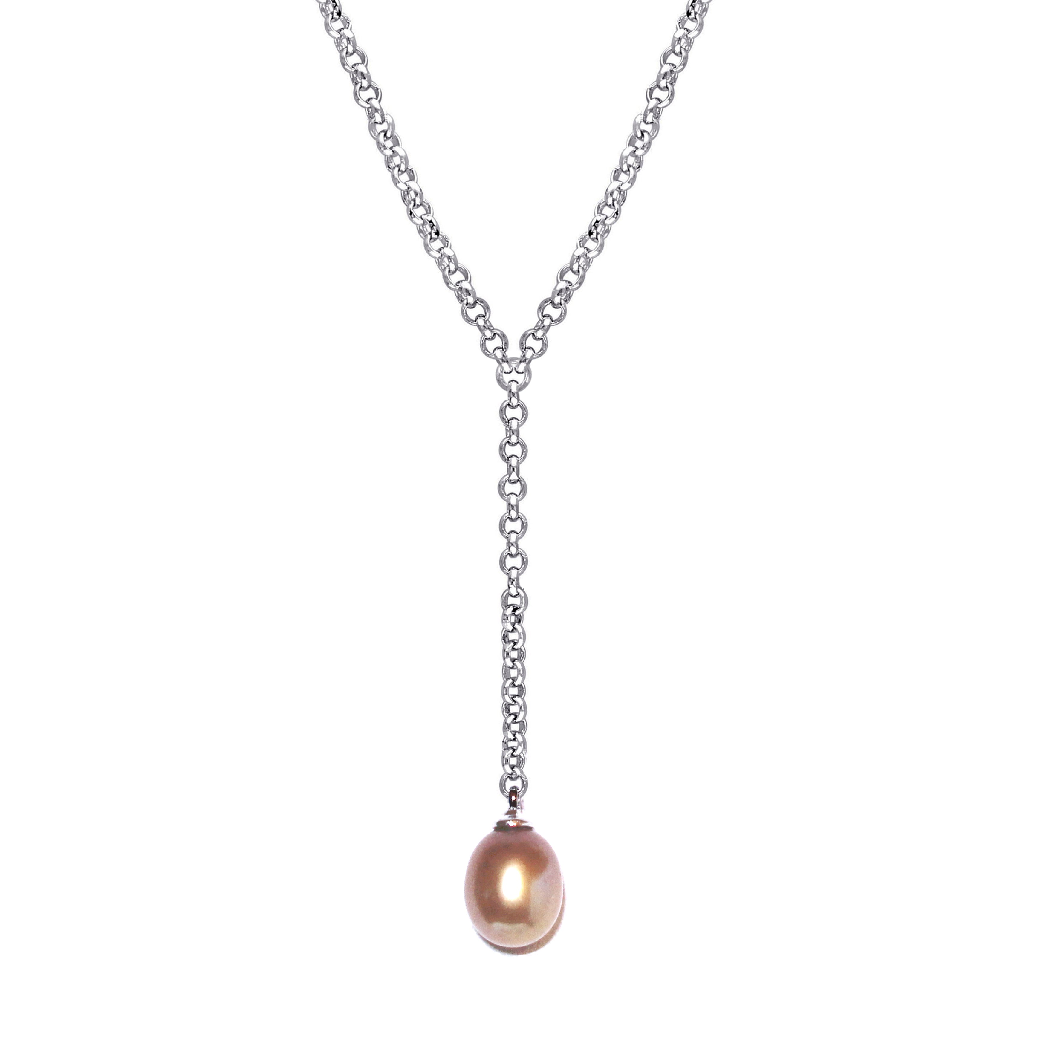 HONEY - Sterling Silver Gold Freshwater Pearl Necklace