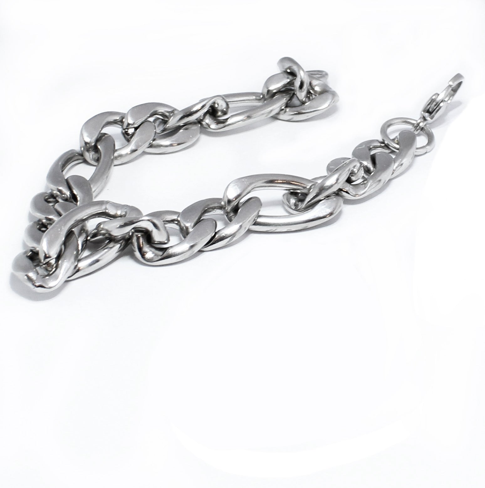 COOL - STEELX Mixed  Curb Link Bracelet 8.5