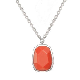 EXUBERANCE - Synthetic Coral Necklace